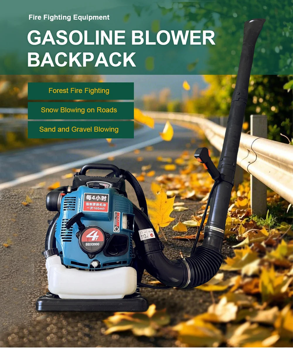 4-stroke Backpack BBX9900 Petrol Blower Leaf Blower