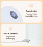 Touch LED Night Light USB Table Lamps Rechargeable