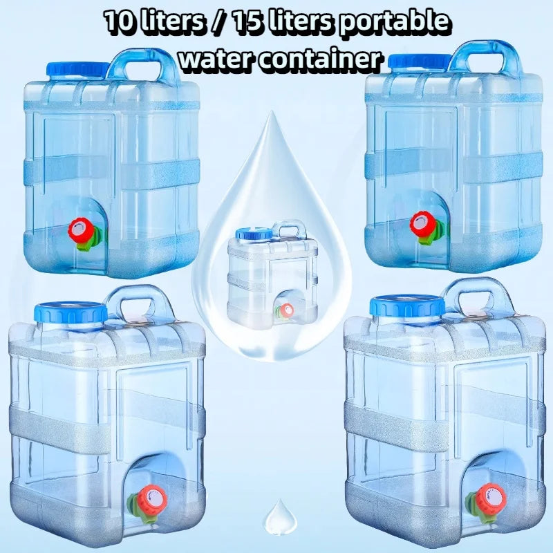 10L 15L Portable Water Container with Faucet Leakproof