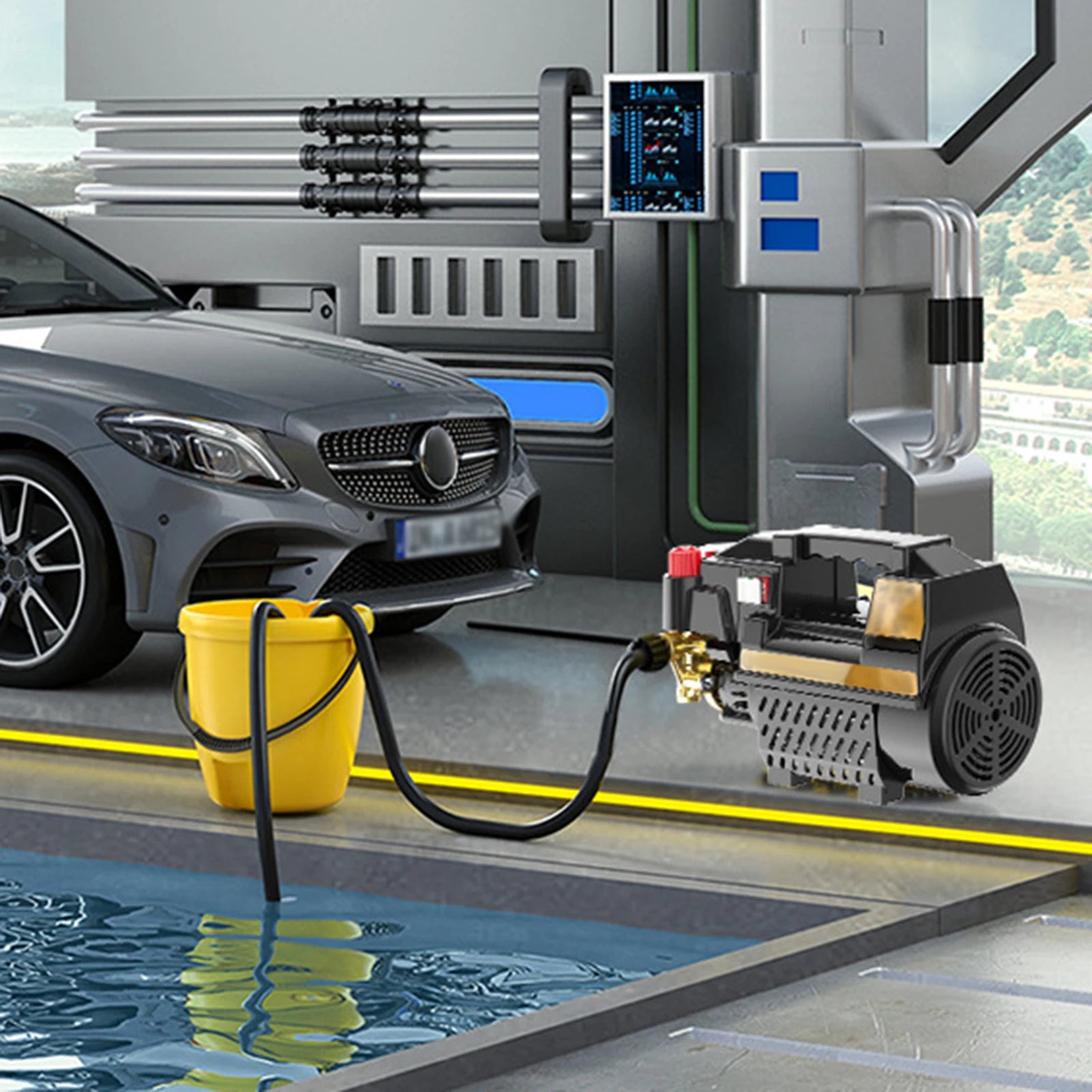 High Pressure Car Washer Electric Pressure Washer High power