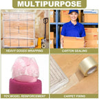 20/100M Transparent Grid Fiber Tape Strong Single