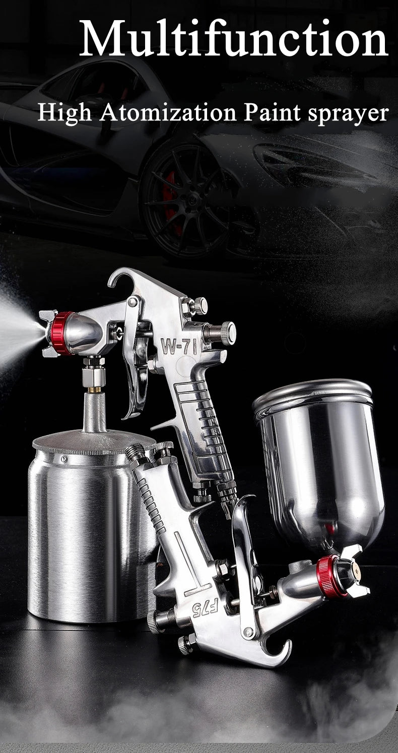 Siphon/Gravity Pneumatic Spray Paint Gun