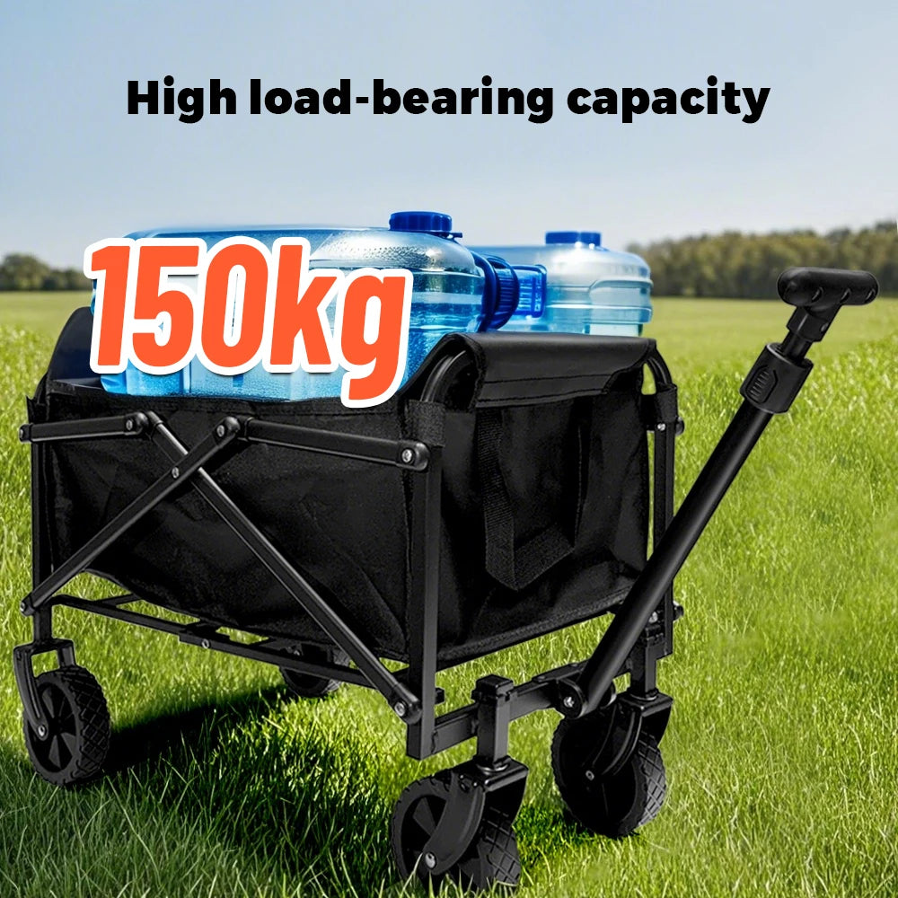 Black Handcart Outdoor Garden