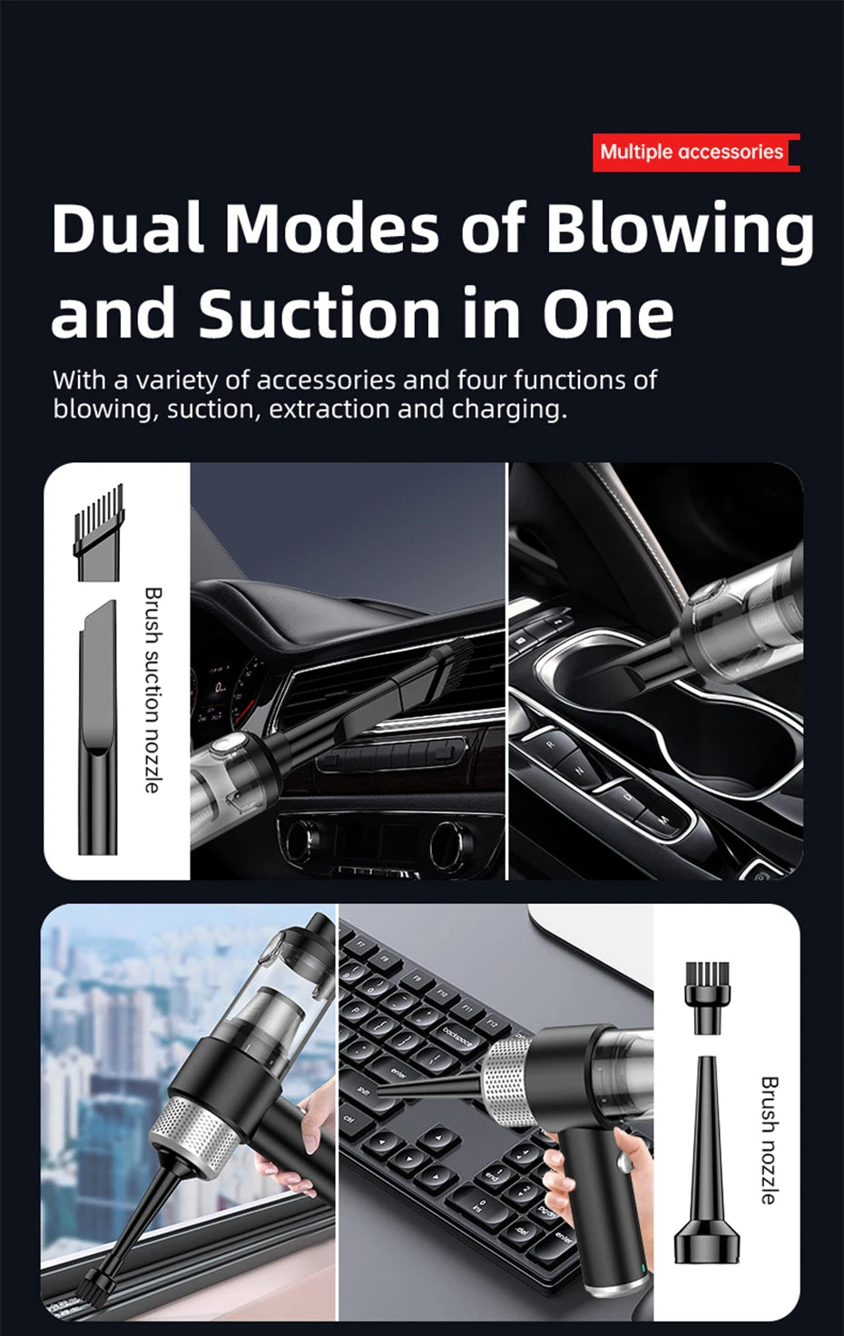 LABS 15000Pa Car Vacuum