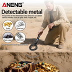 Metal Gold Detector 12cm/4.72in Depth Treasure Hunting