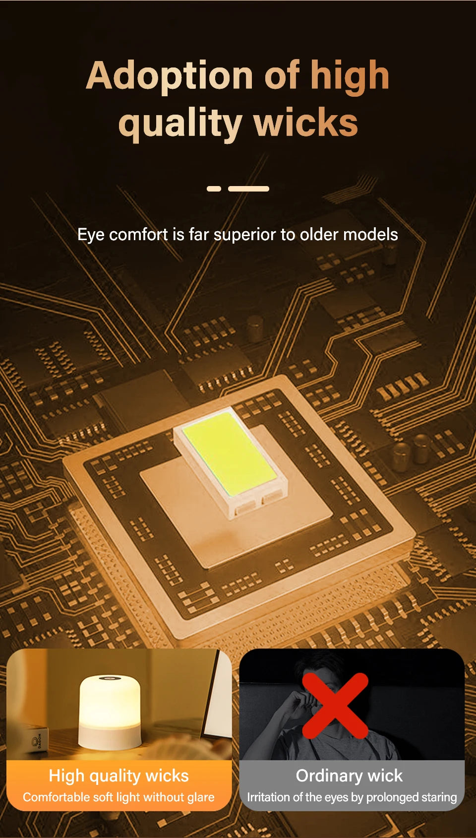 Touch LED Night Light USB Table Lamps Rechargeable