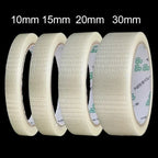 20/100M Transparent Grid Fiber Tape Strong Single