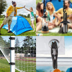 25pk 25cm Elastic Straps w/ Hooks - Bungee Cords