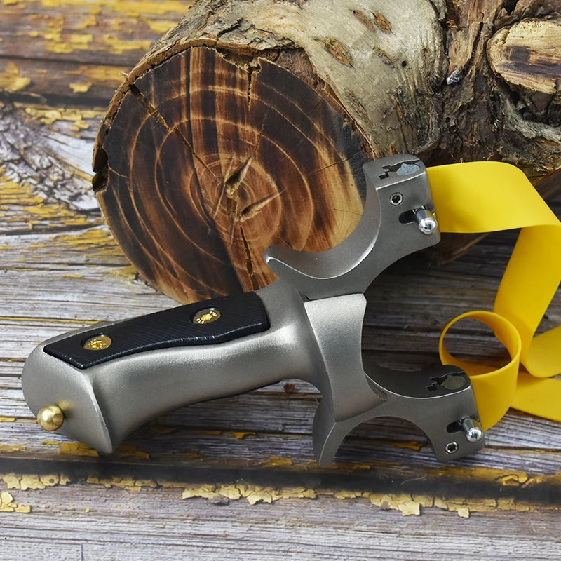 High-strength Stainless Steel Fast-press Slingshot