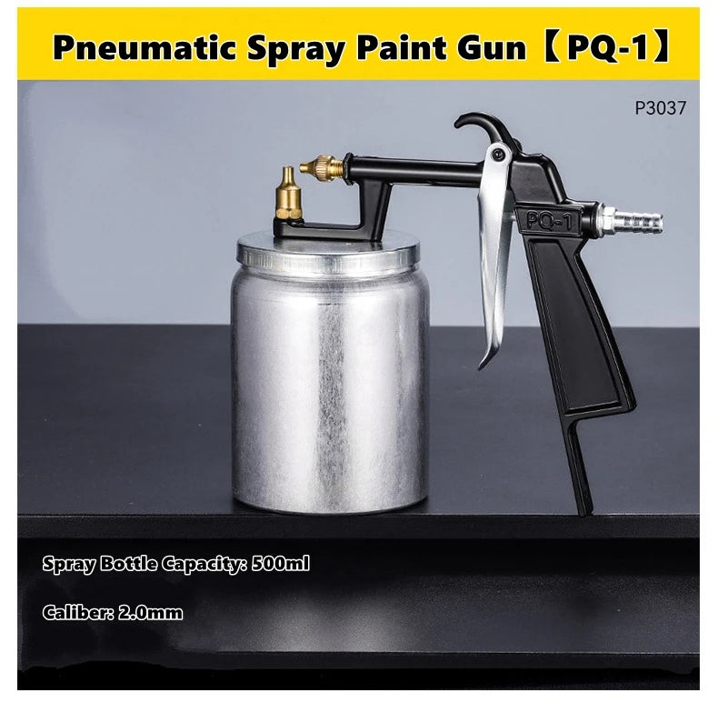 Siphon/Gravity Pneumatic Spray Paint Gun